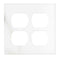Calacatta Gold Marble 4 1/2 x 4 1/2 Switch Plate  2-DUPLEX Wall Cover